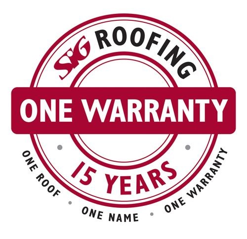 SIG Roofing One Warranty 15 Years logo